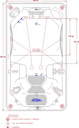 Плавательный спа-бассейн Cal Spas Champion Spa